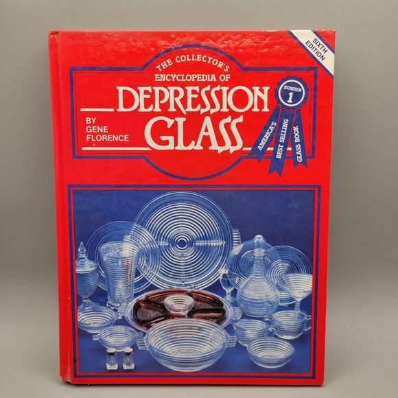 The Collectors Encyclopedia of Depression Glass Book Gene Florence - Picture 1 of 5